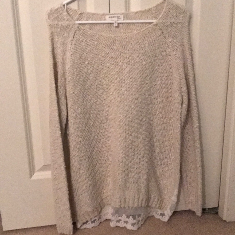 Creme colored sweater